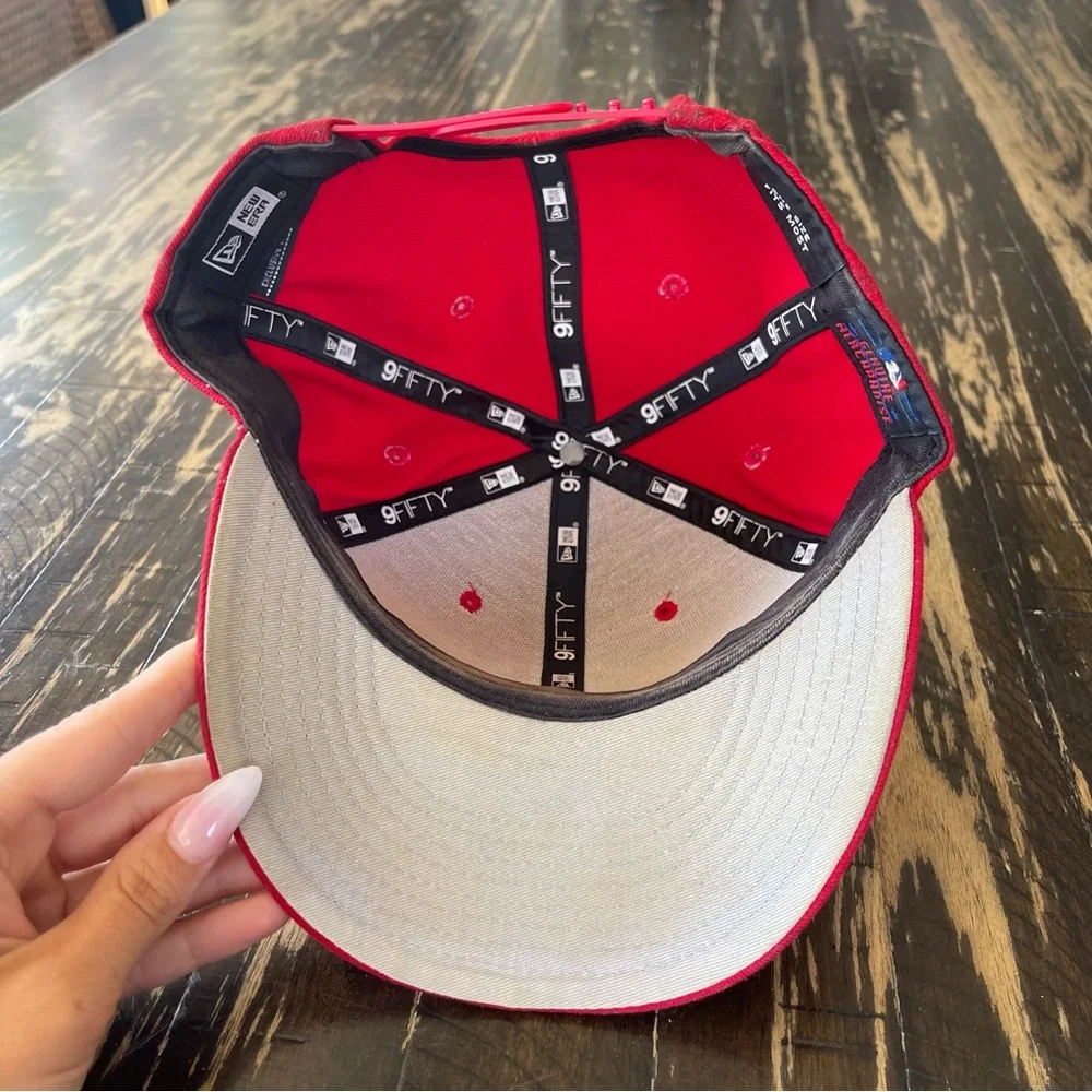 NEW ERA ⭐️  RED Angels 9 Fifty Baseball Cap - SnapBack